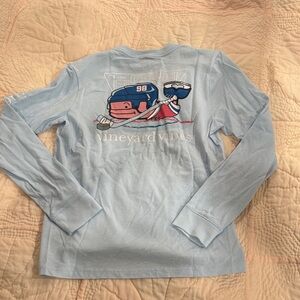 Vineyard Vines Kids Light Blue Long Sleeve Shirt